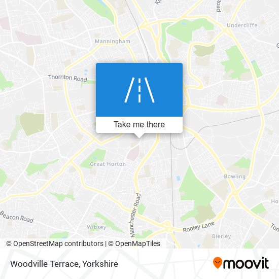 Woodville Terrace map