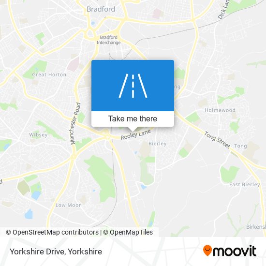 Yorkshire Drive map