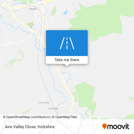 Aire Valley Close map