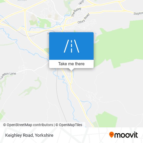 Keighley Road map