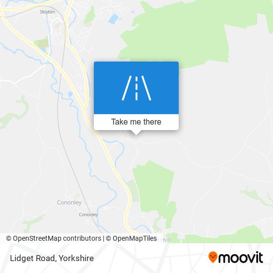 Lidget Road map