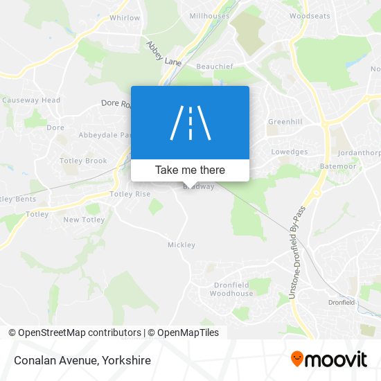 Conalan Avenue map