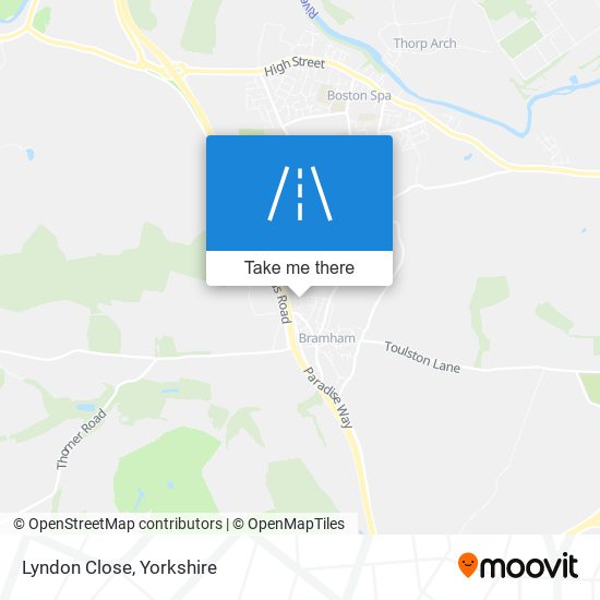 Lyndon Close map