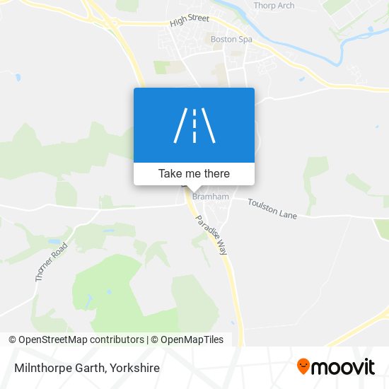 Milnthorpe Garth map