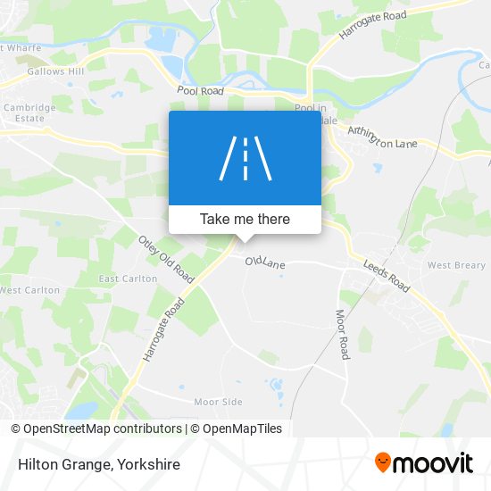 Hilton Grange map