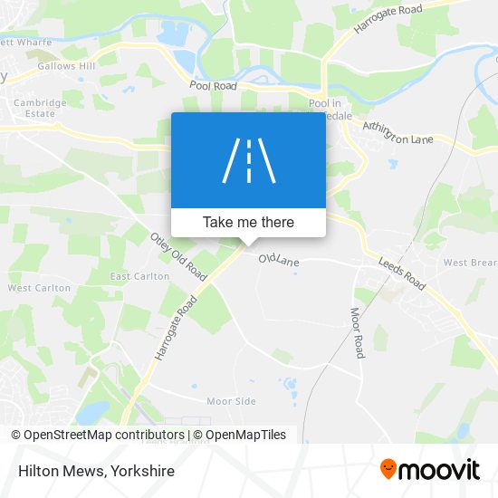 Hilton Mews map