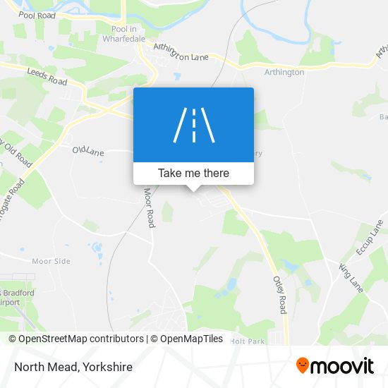 North Mead map