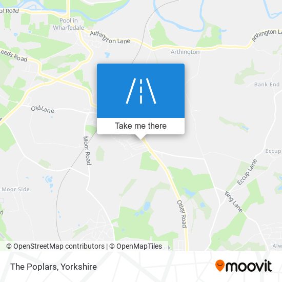 The Poplars map