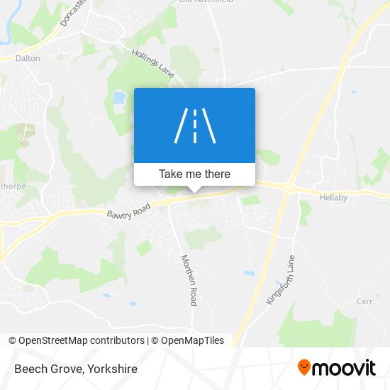 Beech Grove map
