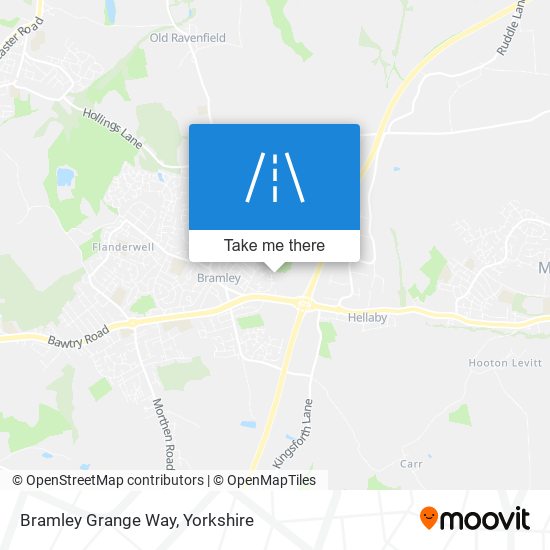Bramley Grange Way map