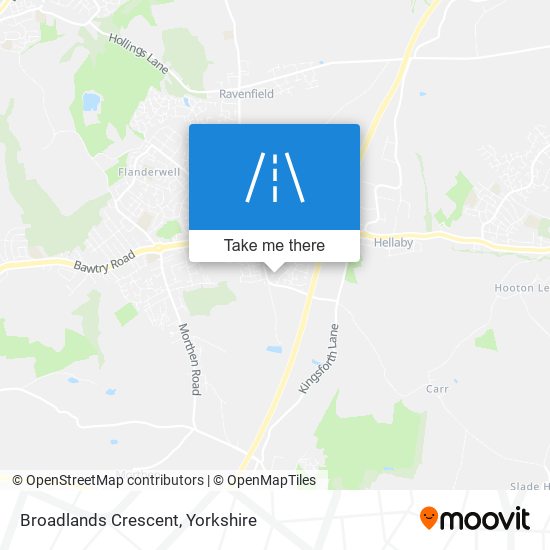 Broadlands Crescent map