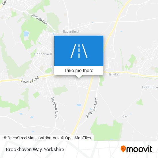 Brookhaven Way map