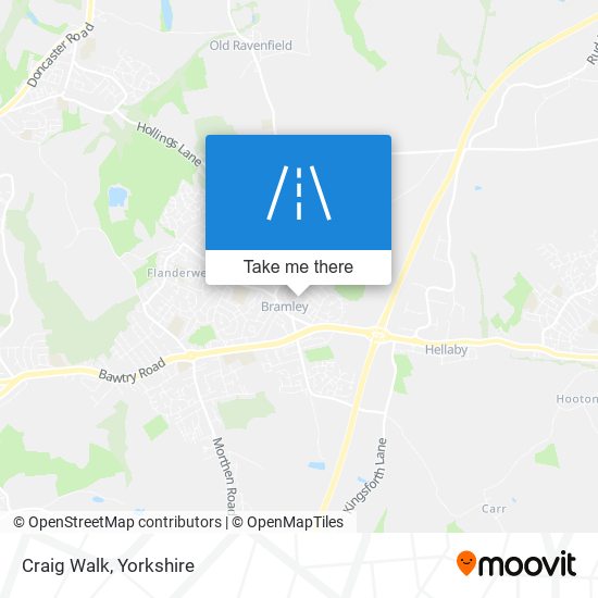 Craig Walk map