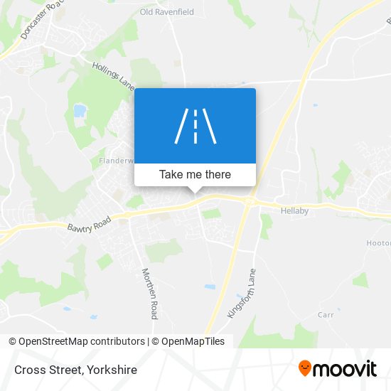 Cross Street map