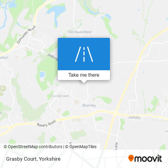 Grasby Court map