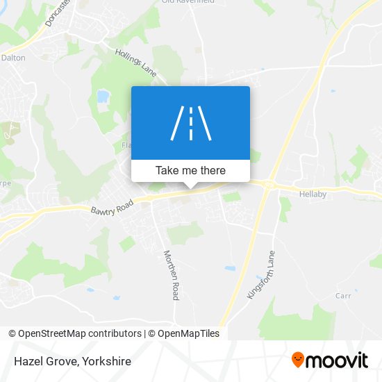 Hazel Grove map