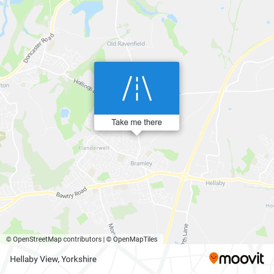 Hellaby View map