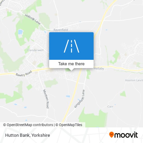 Hutton Bank map