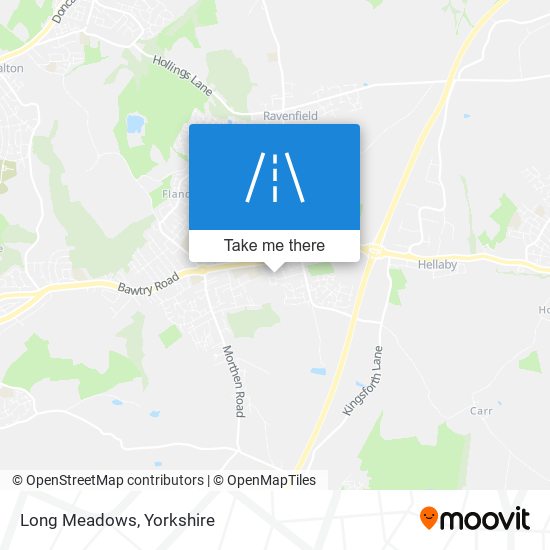 Long Meadows map
