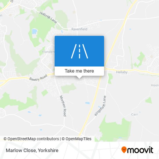 Marlow Close map