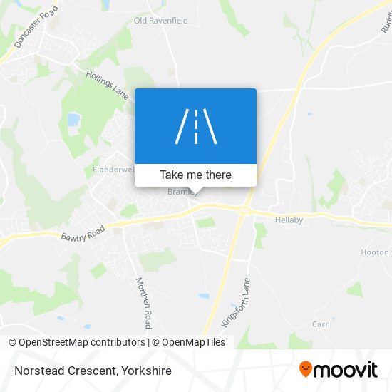 Norstead Crescent map