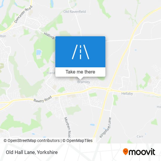 Old Hall Lane map