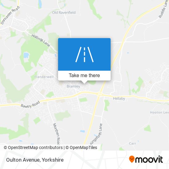Oulton Avenue map