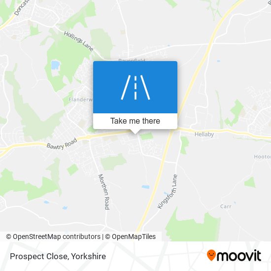 Prospect Close map