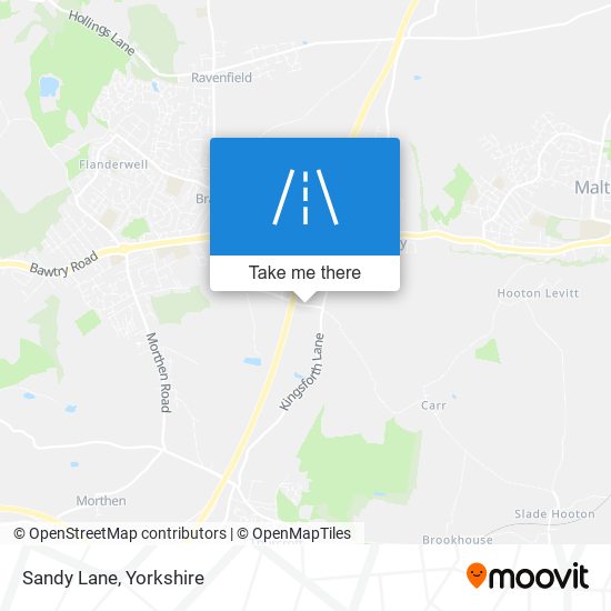 Sandy Lane map