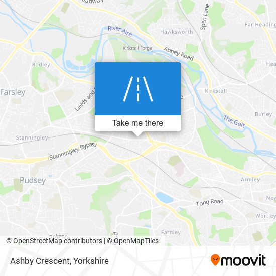 Ashby Crescent map
