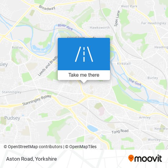 Aston Road map