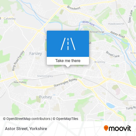 Astor Street map