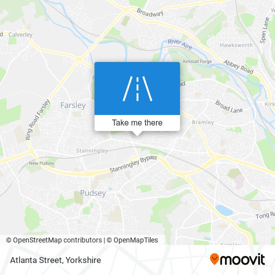 Atlanta Street map