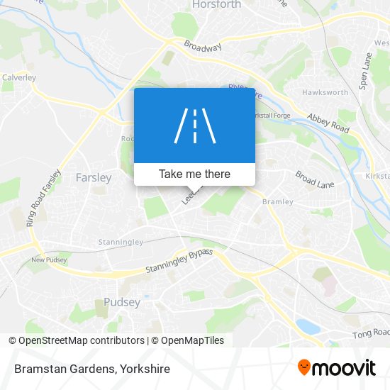 Bramstan Gardens map