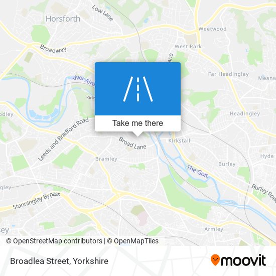 Broadlea Street map