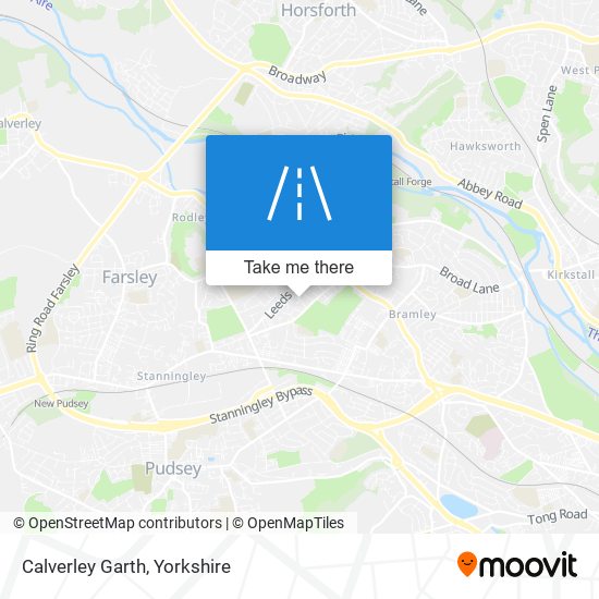 Calverley Garth map