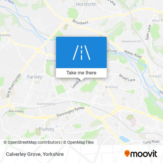 Calverley Grove map