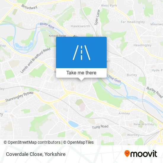 Coverdale Close map