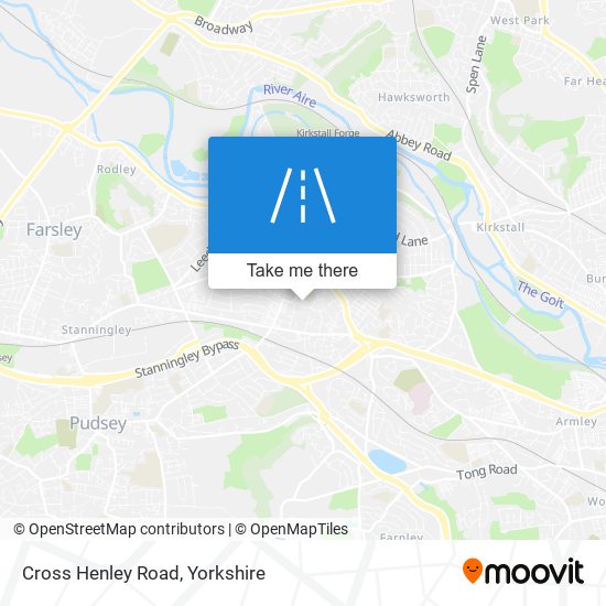Cross Henley Road map