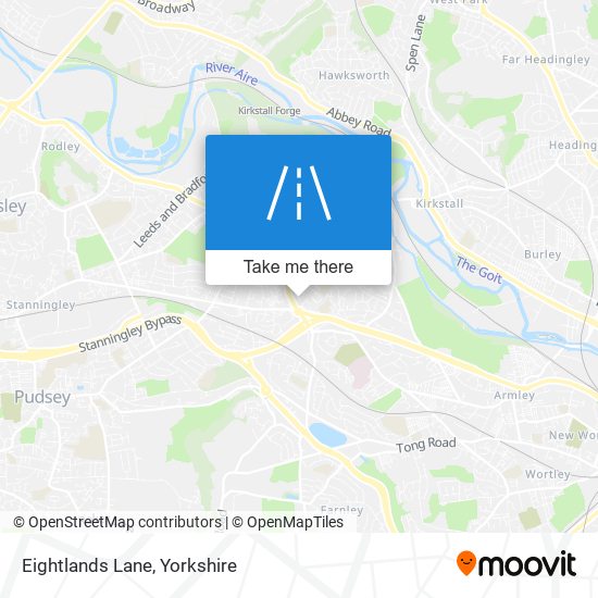 Eightlands Lane map