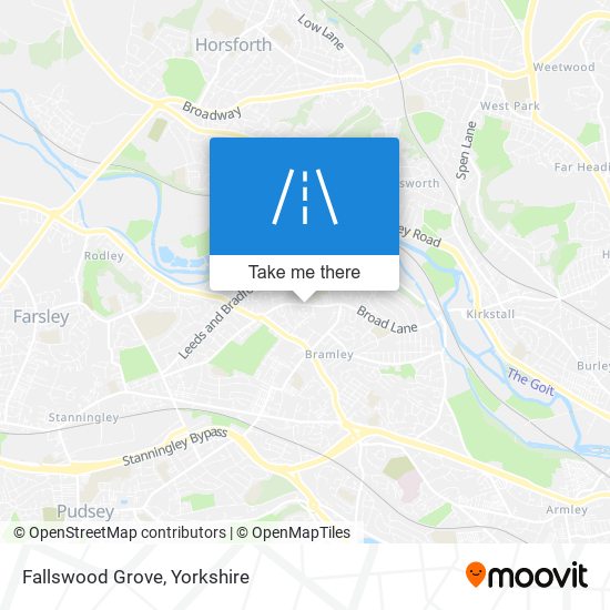 Fallswood Grove map