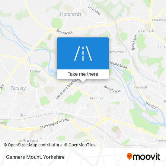 Ganners Mount map
