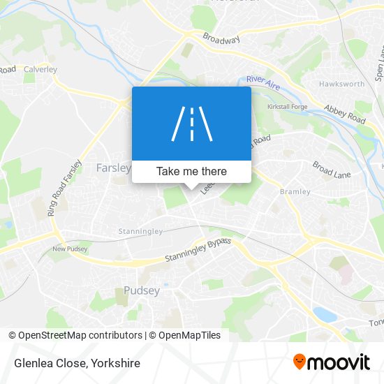 Glenlea Close map