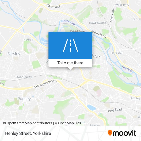 Henley Street map