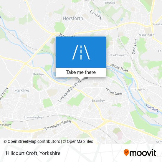 Hillcourt Croft map