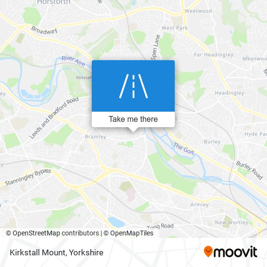 Kirkstall Mount map