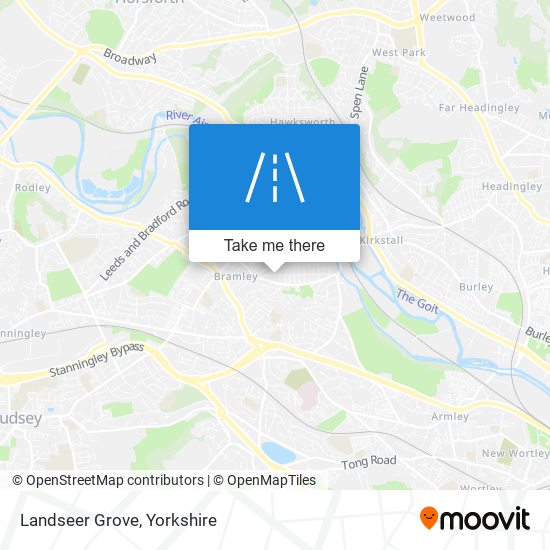 Landseer Grove map