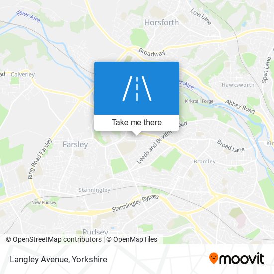 Langley Avenue map