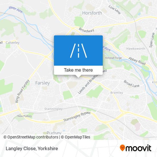 Langley Close map