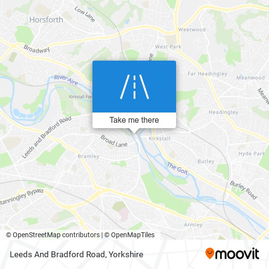 Leeds And Bradford Road map